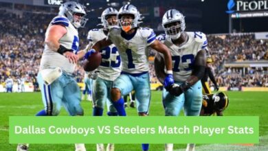 Dallas Cowboys VS Steelers Match Player Stats