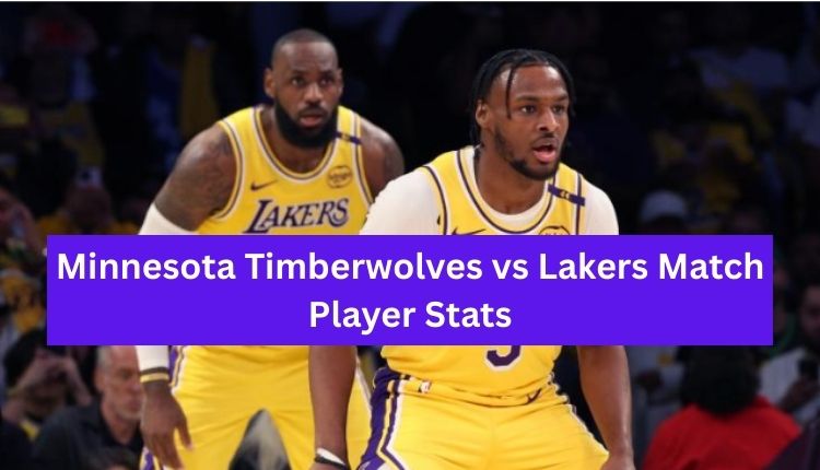 Minnesota Timberwolves vs Lakers Match Player Stats