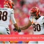 Washington Commanders VS Bengals Match Player Stats