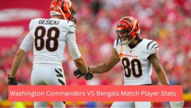 Washington Commanders VS Bengals Match Player Stats